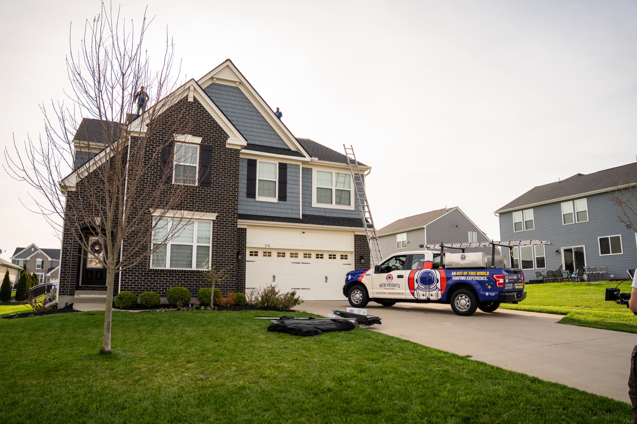 WELCOME HOME · NEW HEIGHTS ROOFING · :30